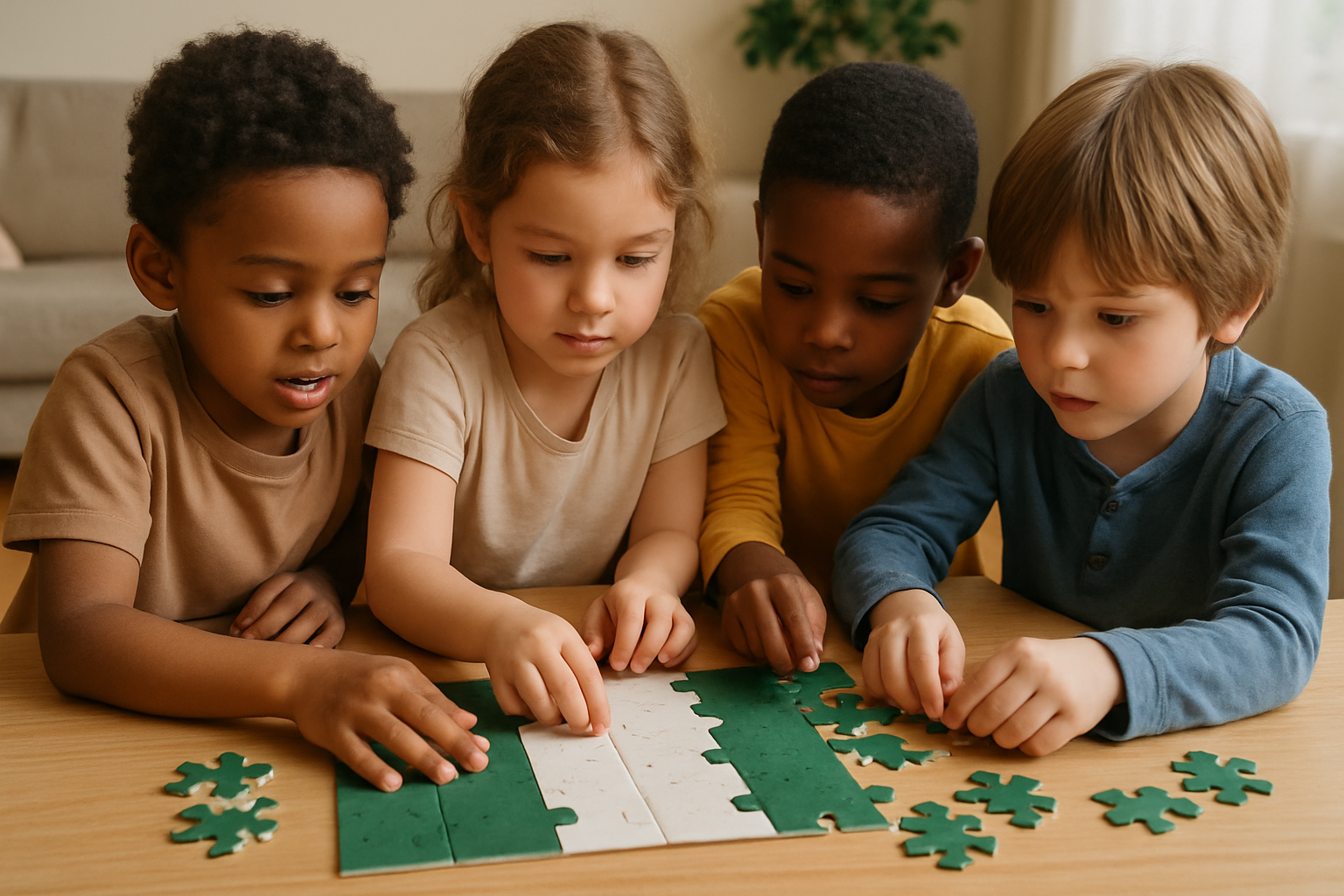 Educational Flag Puzzle – Nigeria (112 pieces, 20×30 cm) - Image 3